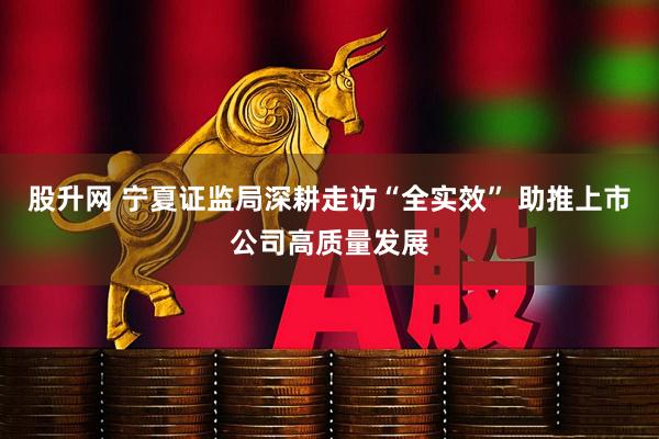 股升网 宁夏证监局深耕走访“全实效” 助推上市公司高质量发展