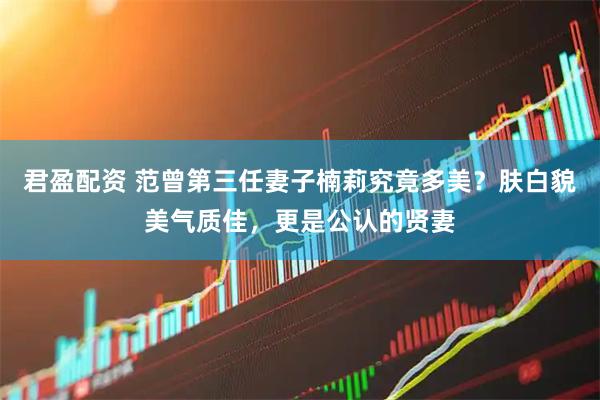 君盈配资 范曾第三任妻子楠莉究竟多美？肤白貌美气质佳，更是公认的贤妻