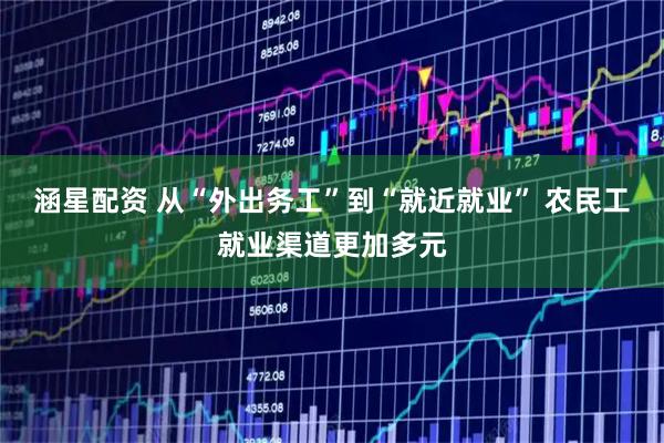 涵星配资 从“外出务工”到“就近就业” 农民工就业渠道更加多元